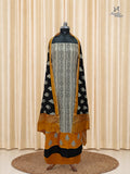 Mustard Yellow Maheshwari Silk Churidar