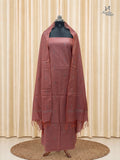 Dusty Rose Tussar Silk Churidar