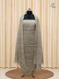 Natural Beige Tussar Silk Churidar