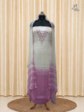 Ivory Pink Mul Chanderi Churidar